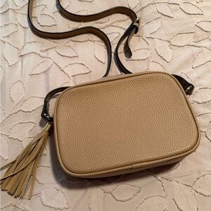 Elegant Tan Crossbody Bag
